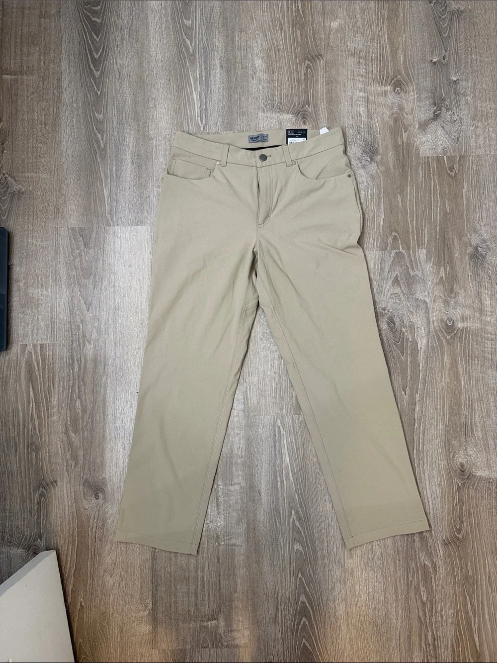 Stretch Slim Chino Pants in Light Khaki